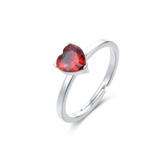 Anello Brand cuore rosso