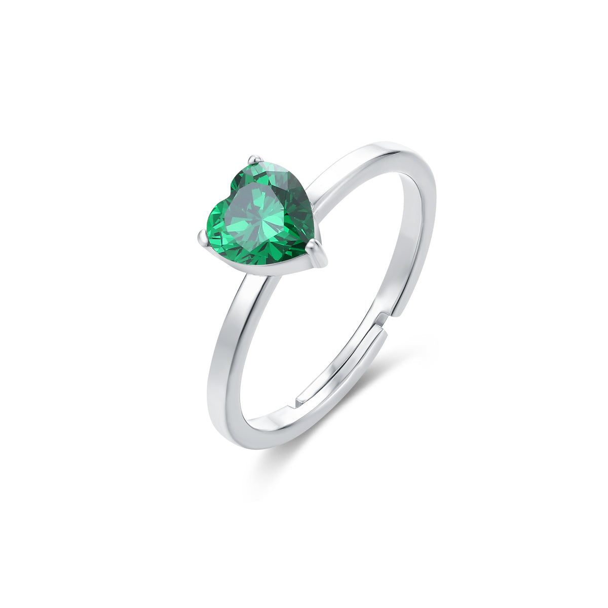 Anello Brand cuore verde