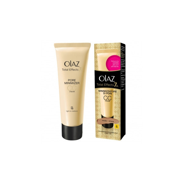 Olaz total effects 7 in 1 minimizzatore di pori CC medio-chiara SPF 15 50 ml