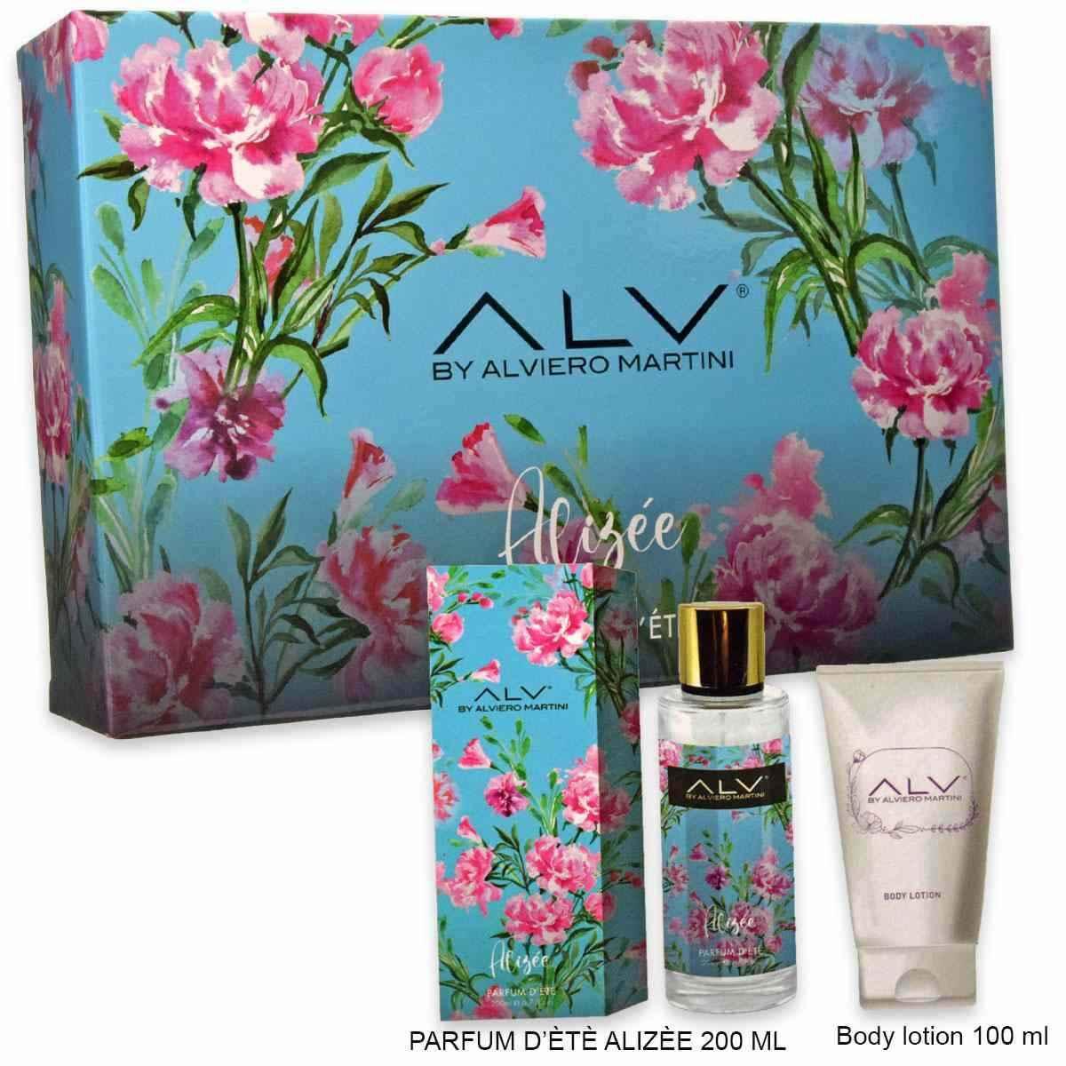 Alviero parfum d'ete alizee 200 ml + body lotion 100 ml