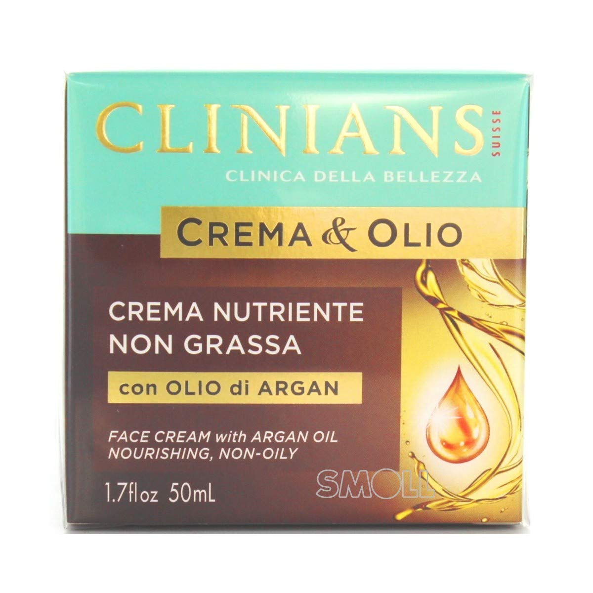 CLINIANS CREMA E OLIO VISO NUTRIENTE CON OLIO DI ARGAN DAILY 50ML
