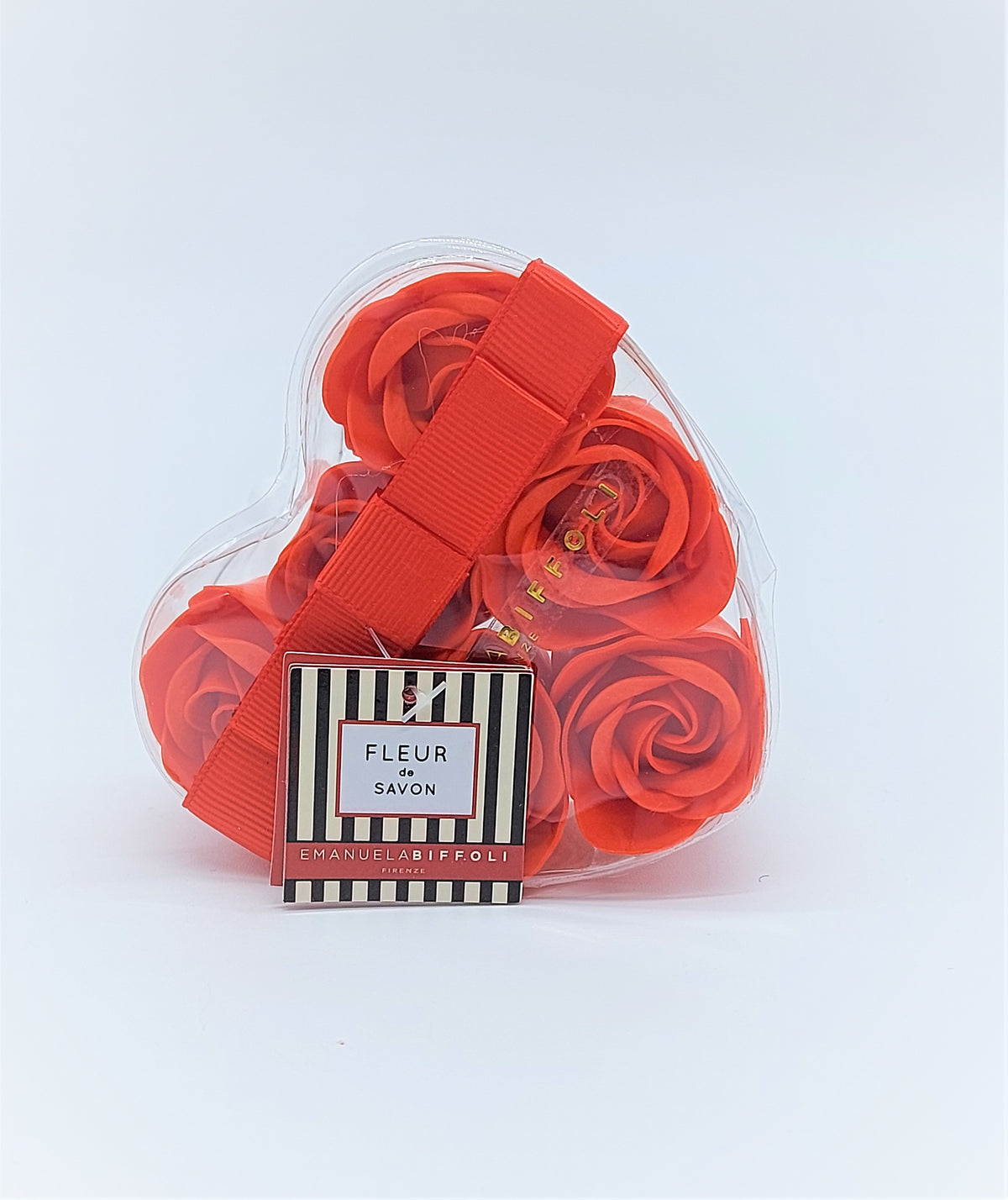 Emanuela Biffoli Confezione Fiori Di Sapone A Forma Di Cuore 6pz