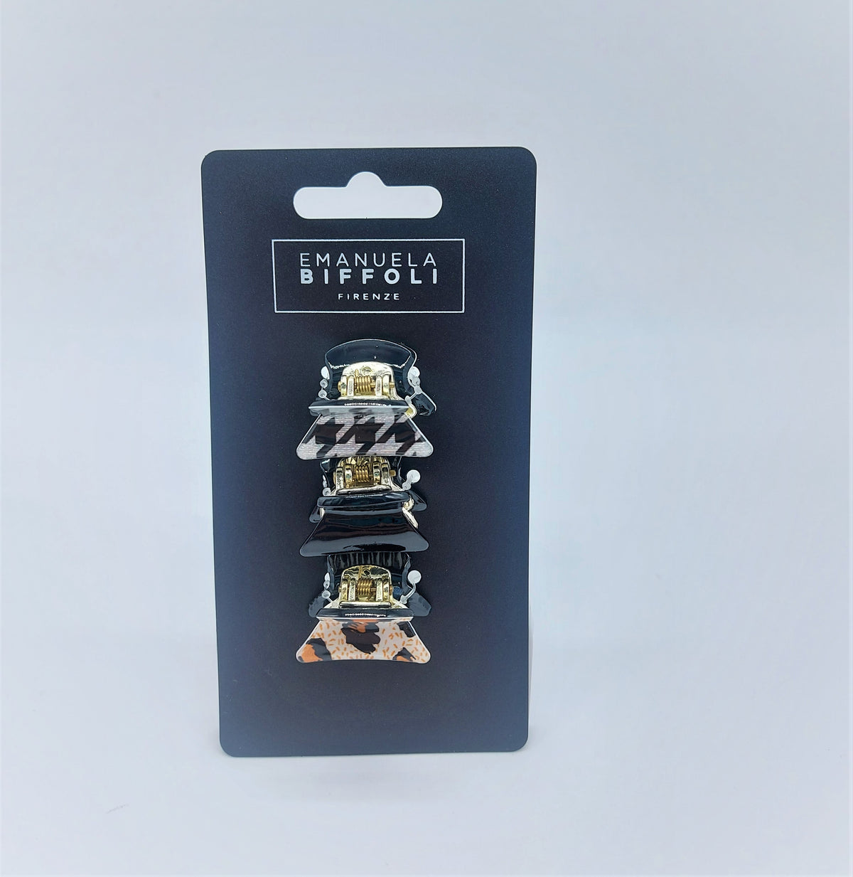 Emanuela Biffoli Set 3pz Pinze Piccole Per Capelli