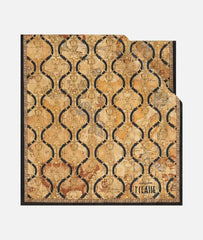 Sciarpa Geo Morsetti in seta 45 x 180 Nera