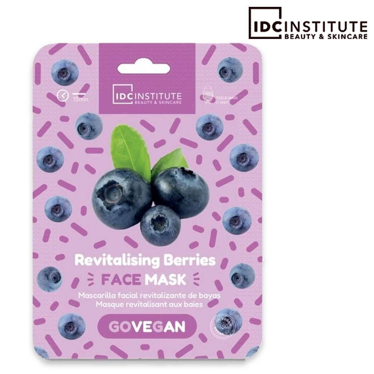 Idc institute beauty e Skincare face mask revitalising berries