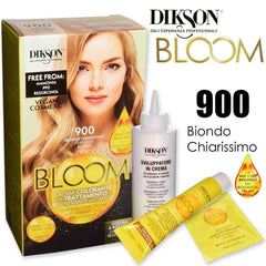 Dikson bloom crema colorante con cheratina 900 biondo chiarissimo