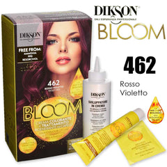 Dikson bloom crema colorante con cheratina 4.62 rosso violetto
