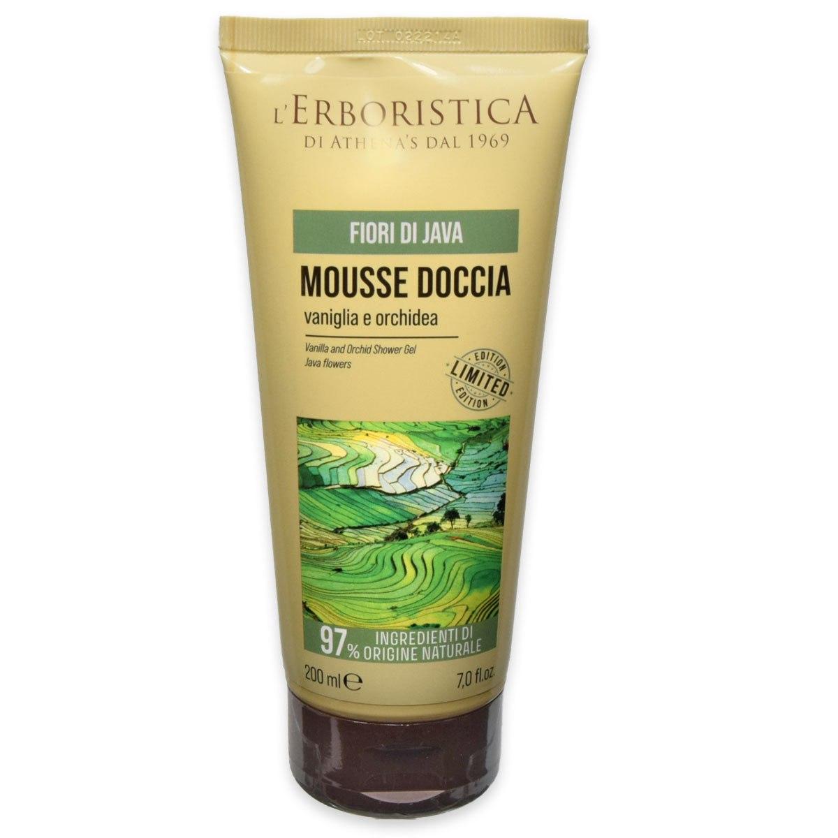 L'erboristica Athena's mousse doccia fiori di java 200 ml