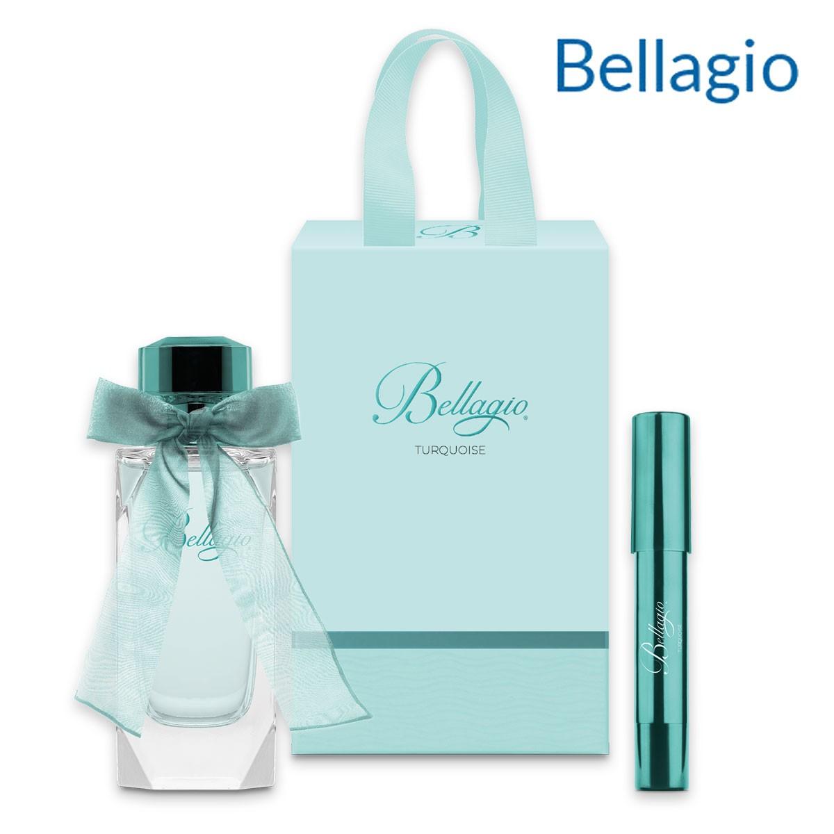 Bellagio turquoise gift set (edp 100ml+penna+profumo solido)