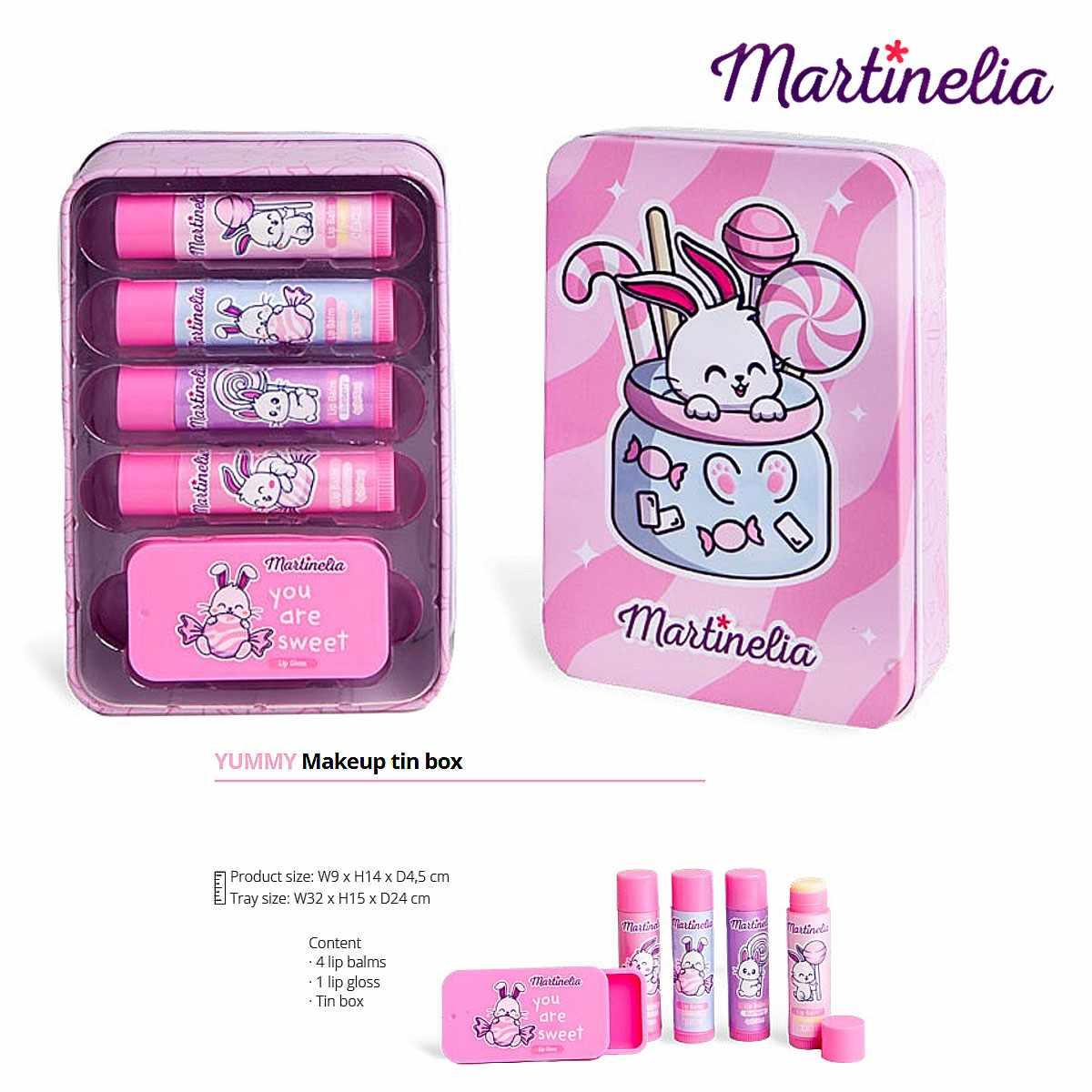 Martinelia yummi makeup tin box