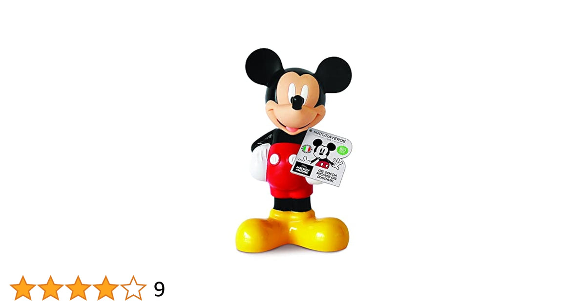 NATURAVERDE TOPOLINO MICKEY MOUSE BAGNOSCHIUMA SHOWER GEL BAMBINO 200ML