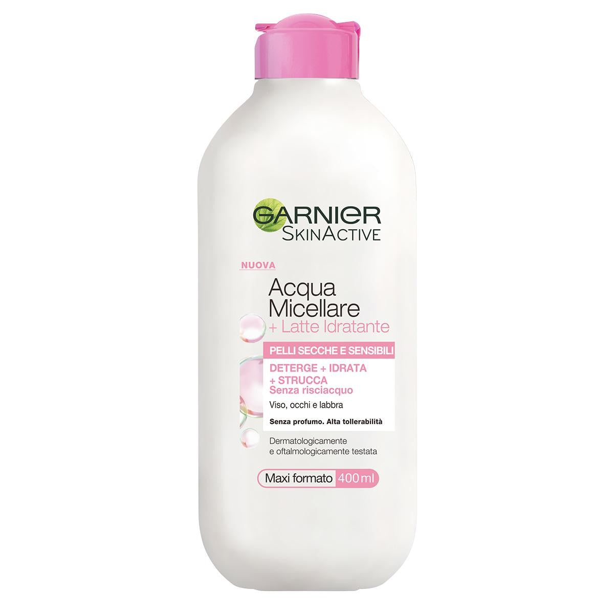 Garnier Acqua Micellare + Latte Idratante, 400 ml