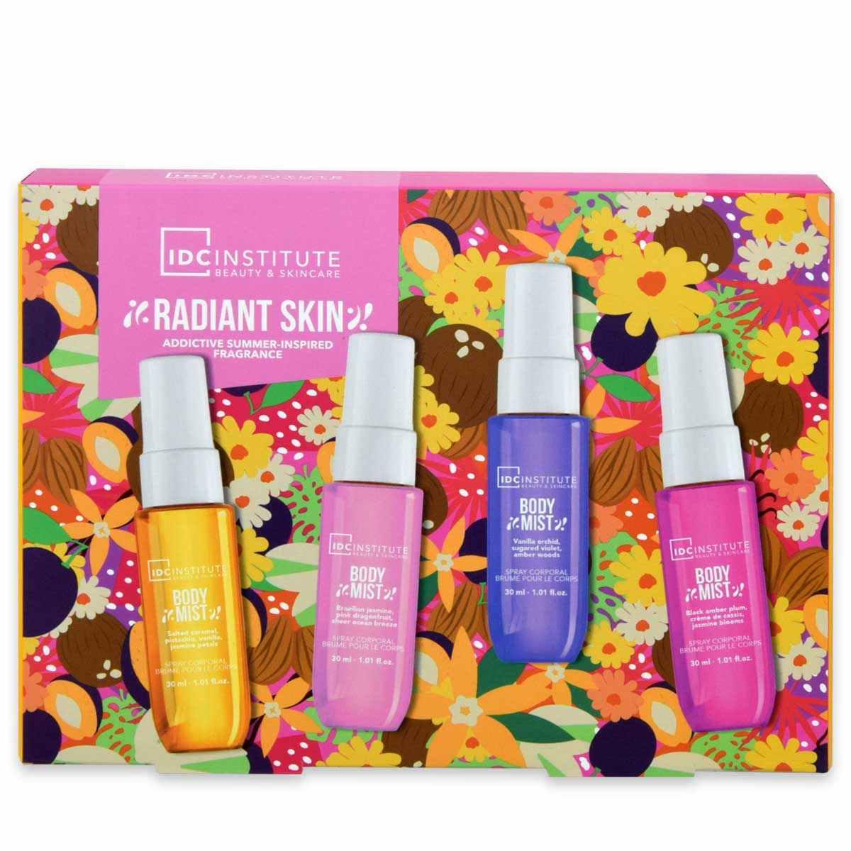 Idc institute
Idc institute radiant skin body mist collection 4 fragr. x 30 ml