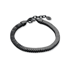 Brand Gioielli Uomo Linea Leader Bracciale Con Maglia Cubic Snake