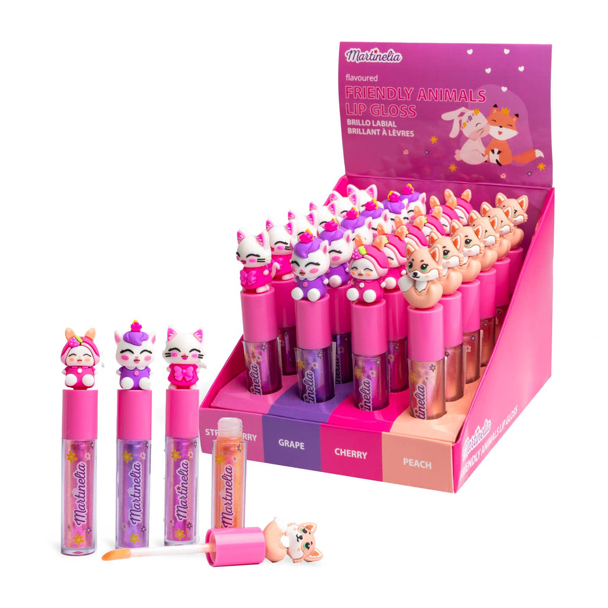 MARTINELIA FRIENDLY ANIMALS LIP GLOSS COLORI ASSORTITI
