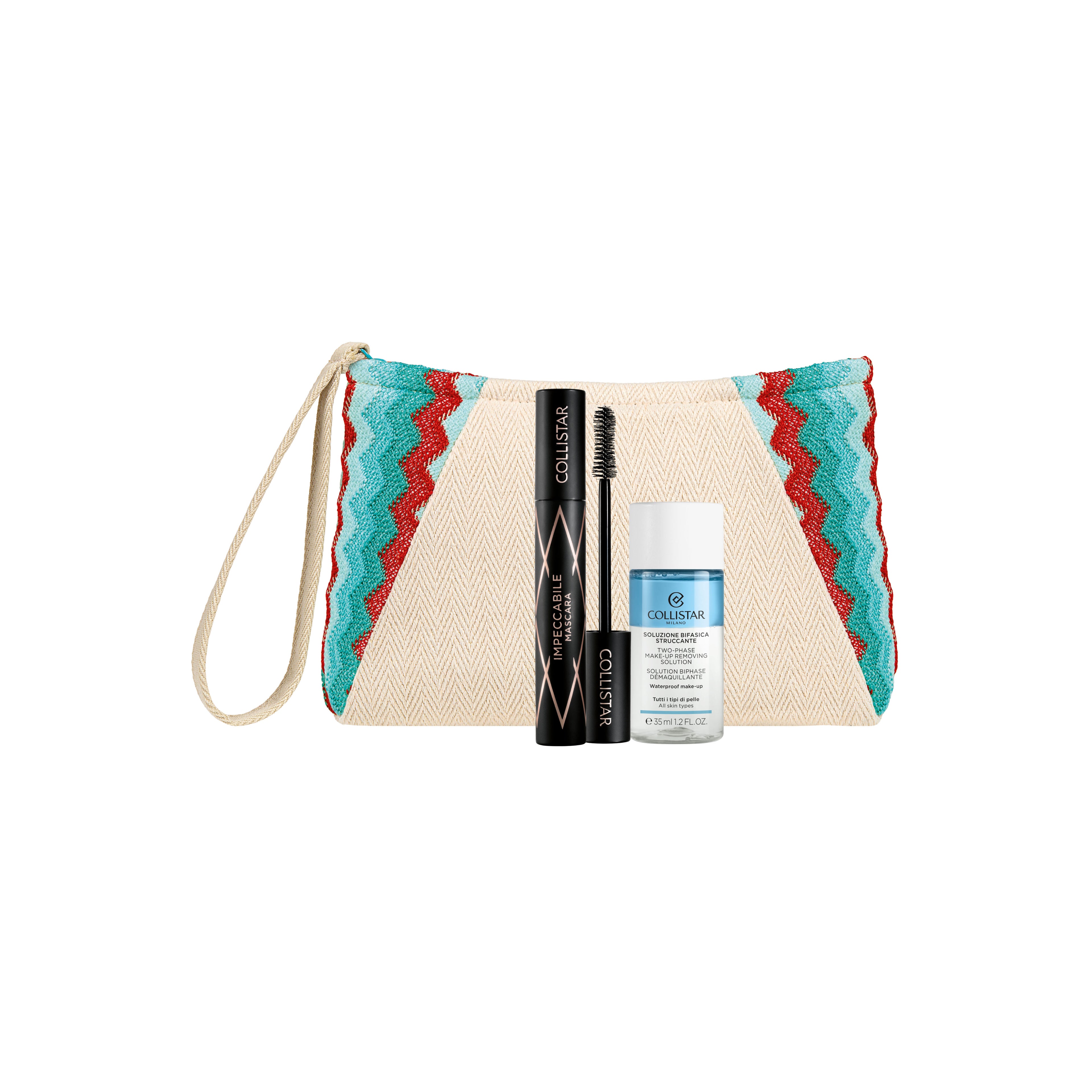 COLLISTAR COFANETTO IMPECCABILE MASCARA
+ Soluzione Bifasica Struccante 35 ml + Pochette