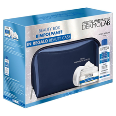 Dermolab Beauty Box Con Crema Rimpolpante Anti-età + Acqua Micellare Anti-età + Beauty Case