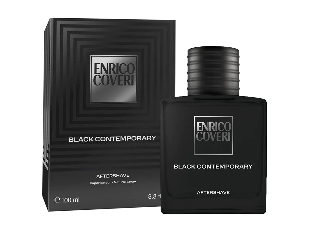 Enrico Coveri Black Contemporary After Shave, 100 ml