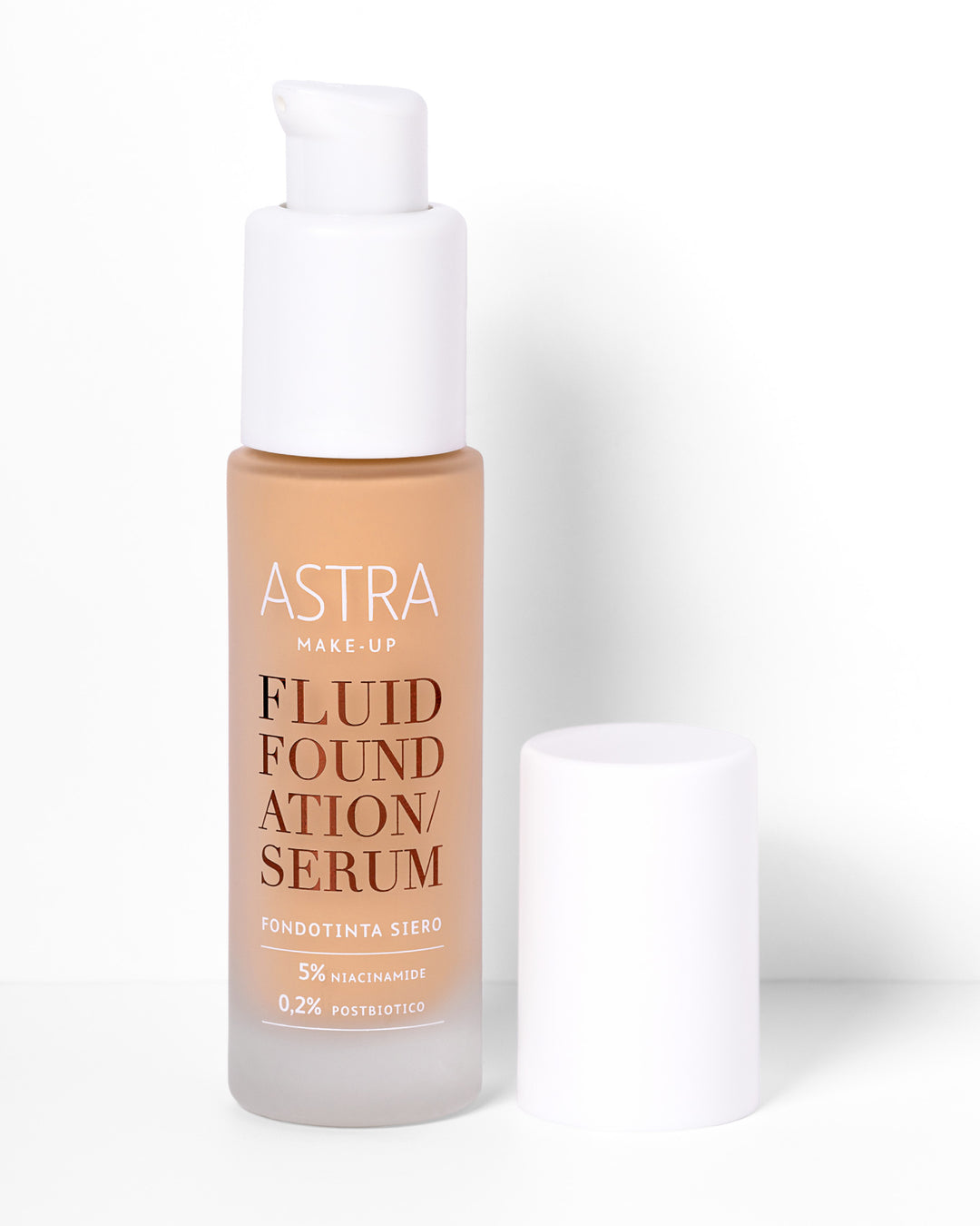 Astra FLUID FOUNDATION SERUM - Fondotinta Siero Multifunzionale n. 04 warm