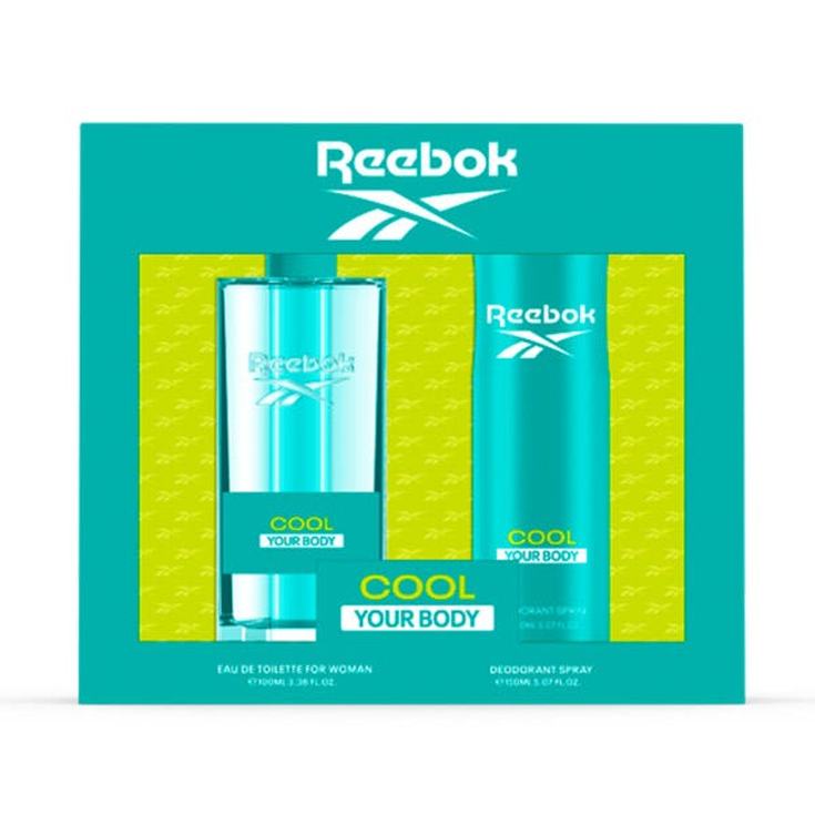 Reebok Cool Your Body Woman Eau De Toilette 100ml+ Deodorant Body Spray
