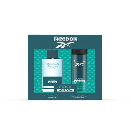 Reebok Cool Your Body Confezione Con Eau De Toilette 100Ml + Deodorant Body Spray