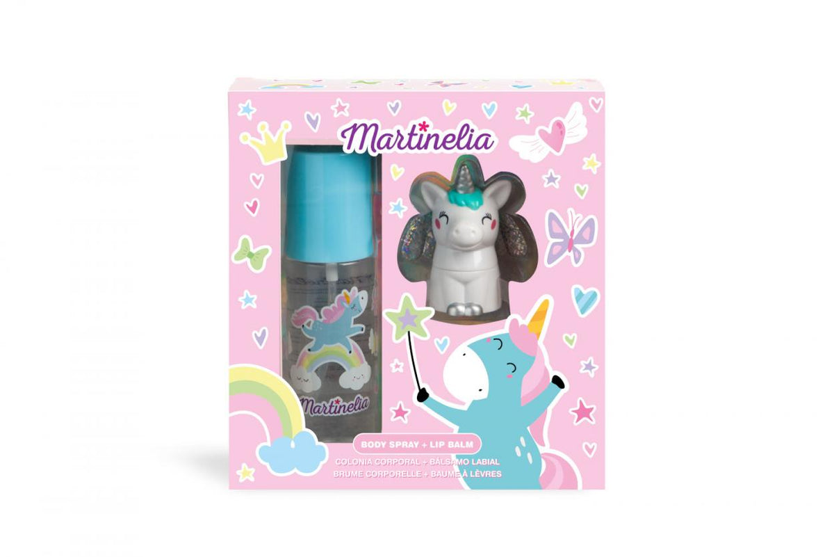 AQUARIUS  MARTINELIA  SET REGALO BODY SPRAY+LIP BALM