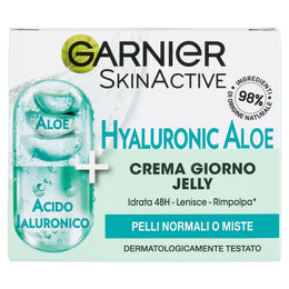GARNIER SKIN ACTIVE CREMA GIORNO JELLY - HYALURONIC ALOE PELLI NORMALI O MISTE 50 ML