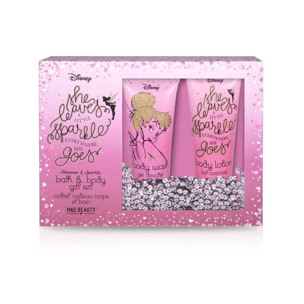 Disney Festive Fairies Bath &amp; Body Gift Set Body Wash &amp; Body Lotion