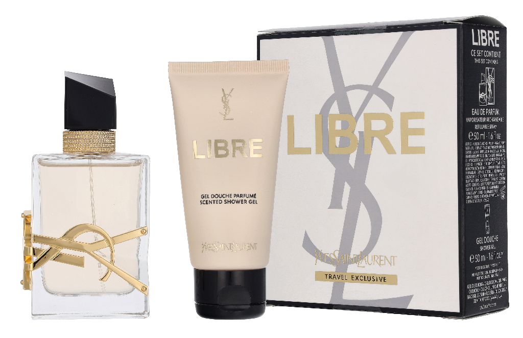 YSL Libre Giftset
Contenuto: Gel doccia 50ml + Eau de parfum spray 50ml
