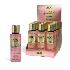 Aqc fragrance glow touch pink with shimmer