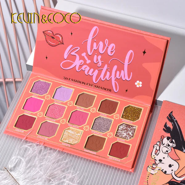 Palette di ombretti "The Beauty" di KEVIN & COCO