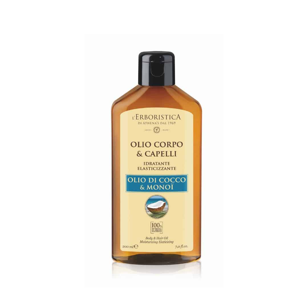 Athena's L'Erboristica Olio Corpo E Capelli Cocco E Monoi 200ml