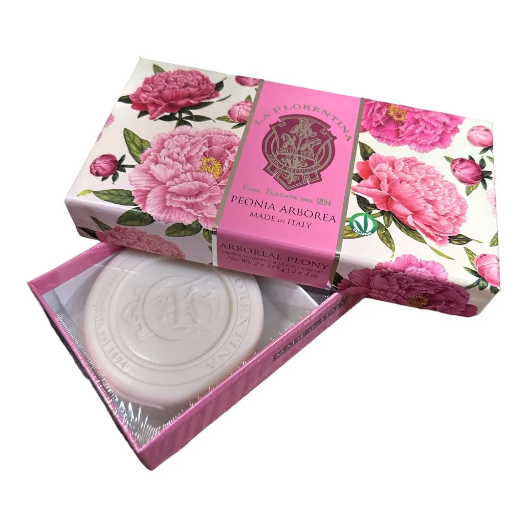 La Florentina Cofanetto 2 Saponette 115 gr – Peonia Arborea