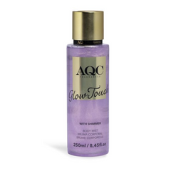 Aqc fragrance glow touch purple with shimmer