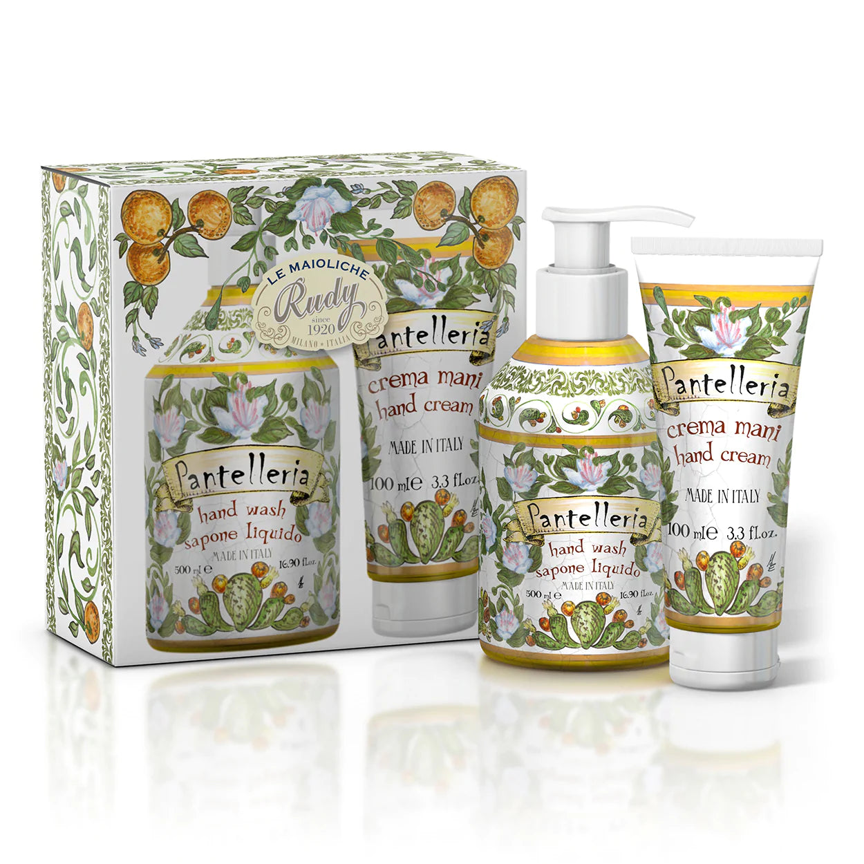 Le Maioliche Set Sapone Mani + Crema Mani Ischia