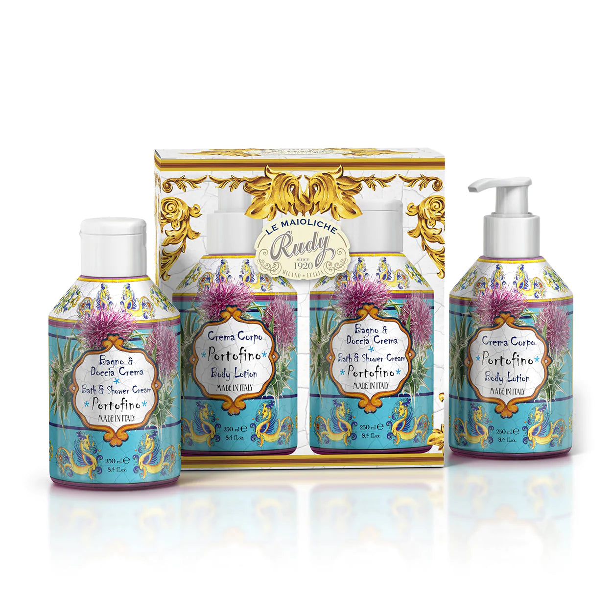 Le Maioliche Confezione Regalo Crema Corpo+ Bagno doccia