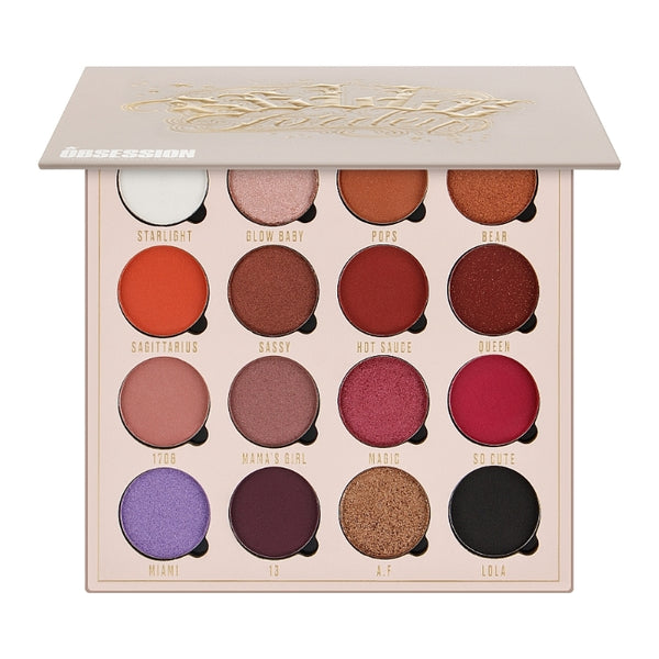 MAKEUP  OBSESSION - BELLE JORDEN PALETTE OMBRETTI