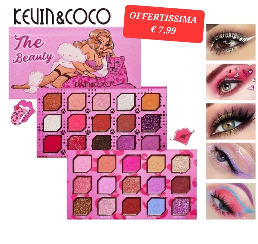 KEVIN E COCO - THE BEAUTY - PALETTE OMBRETTI