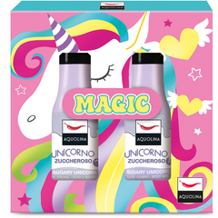 AQUOLINA COFANETTO MAGIG: BAGNODOCCIA UNICORNO ZUCCHEROSO 125 ML E LATTE CORPO UNICORNO ZUCCHEROSO 125 ML