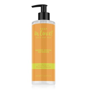 SOAP IN LOVE BAGNO DOCCIA NUTRIENTE MANGO E PAPAYA 400ML