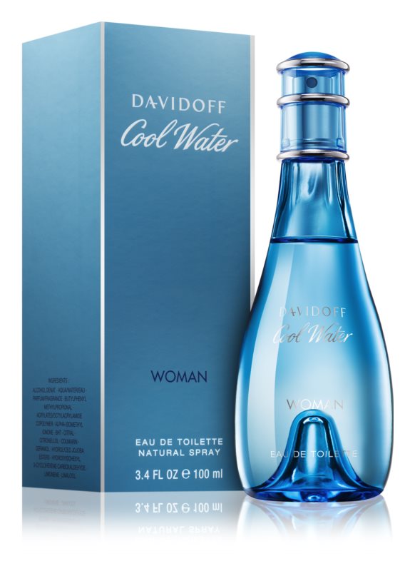 Davidoff Cool Water Woman Eau de Toilette da donna 100Ml