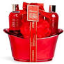 Idc Institute Vasca Grande Rossa 4 Pz Sali+Shower Gel+Bomba+Spugna
