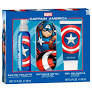 Marvel Cofanetto Bambini Captain America Eau De Toilette 100Ml + Shower Gel 100 Ml + Astuccio Metal