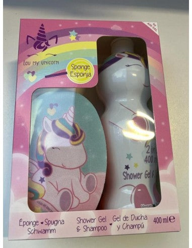 Eau My Unicorn Coffret Shower Gel 400Ml 1D+Spugna