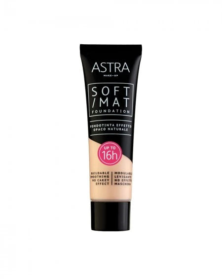 ASTRA SOFT MAT FOUNDATION Fondotinta soft mat 30 ml