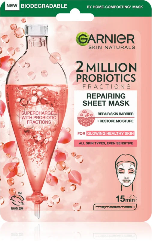 Garnier Skin Naturals Maschera viso monouso con probiotici
