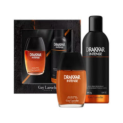 Cofanetto uomo GUY LAROCHE DRAKKAR INTENSE eau de parfum 100ml + deodorante spray 200ml.