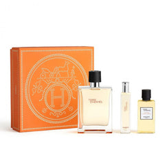TERRE D'HERMES - COFANETTO EAU DE TOILETTE 100 ML +15 ML + HAIR AND BODY SHOWER GEL