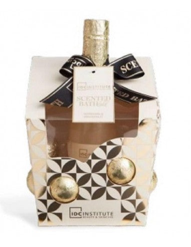 Idc Institute Scented Coffret Bottiglia Shower Gel + 6 Bombe Oro