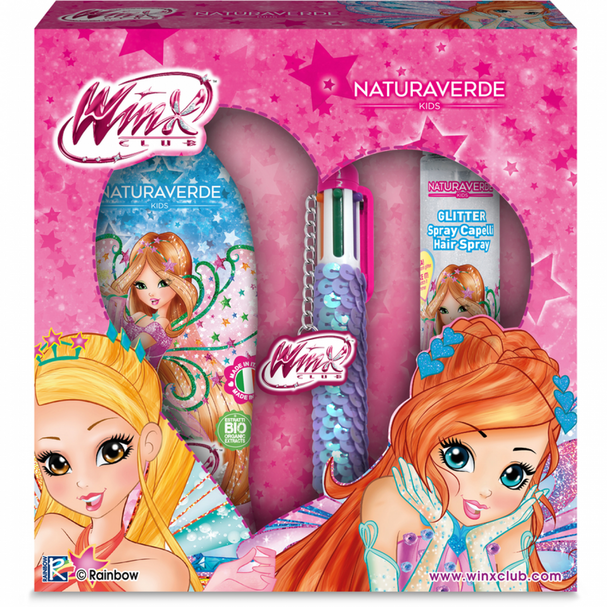 NATURAVERDE WINX CLUB BAGNODOCCIA + SPRAY CAPELLI